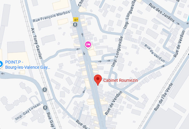 Plan d&rsquo;acc&egrave;s Bourg-l&egrave;s-Valence